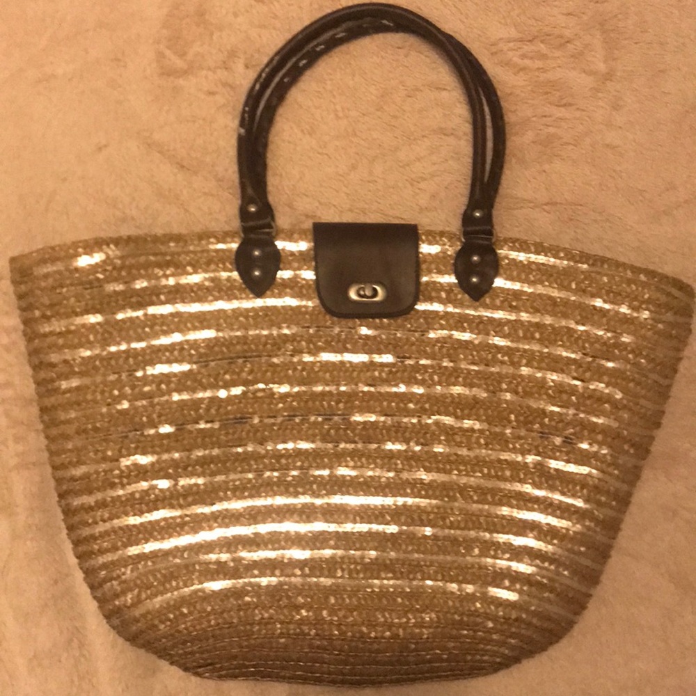 Calypso 100% straw bag